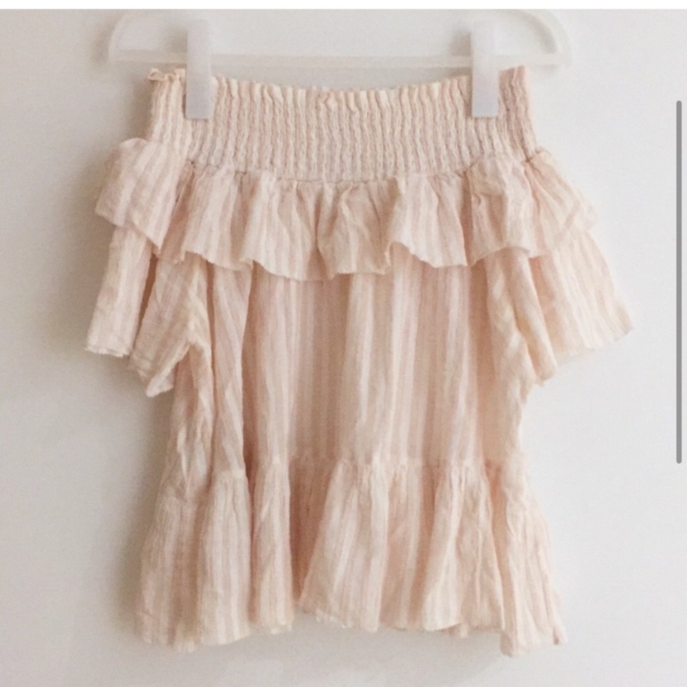 Ulla Johnson Cotton Kasia Ruffle Blouse | 2 - Picture 2 of 10